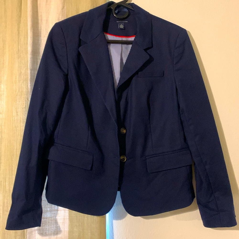 Tommy Hilfiger Navy Blue Tailored Blazer